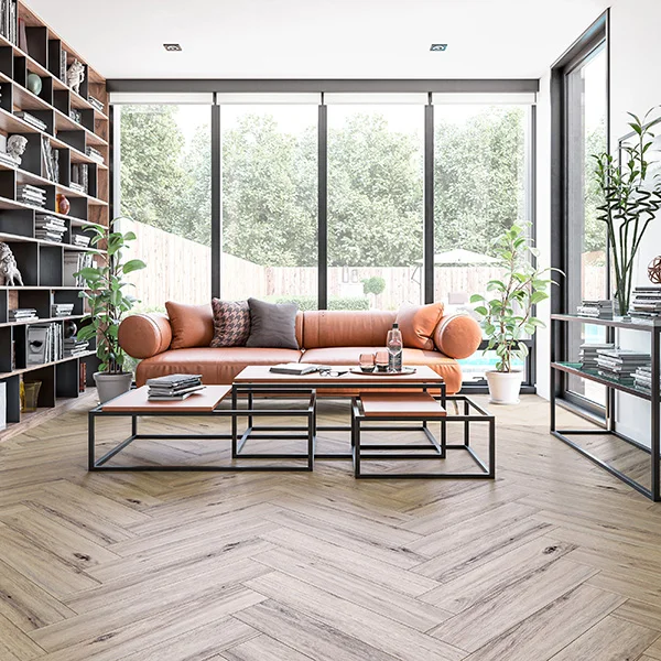 Composite Floor Aurora Herringbone Oak Stavanger 6 mm