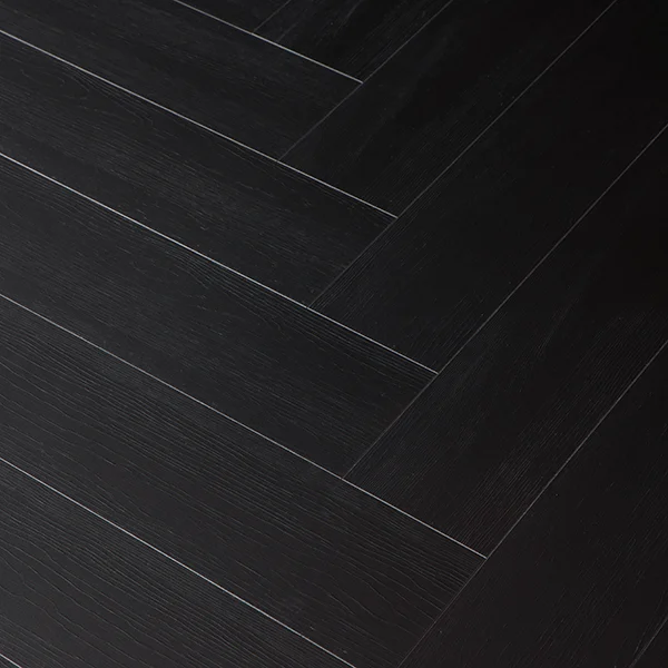 Kompozit padló Aurora Herringbone Tölgy Fekete 6 mm