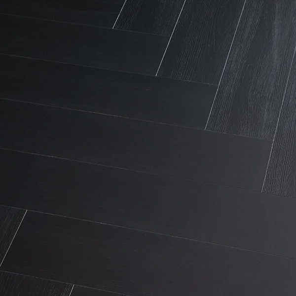 Kompozit padló Aurora Herringbone Tölgy Fekete 6 mm