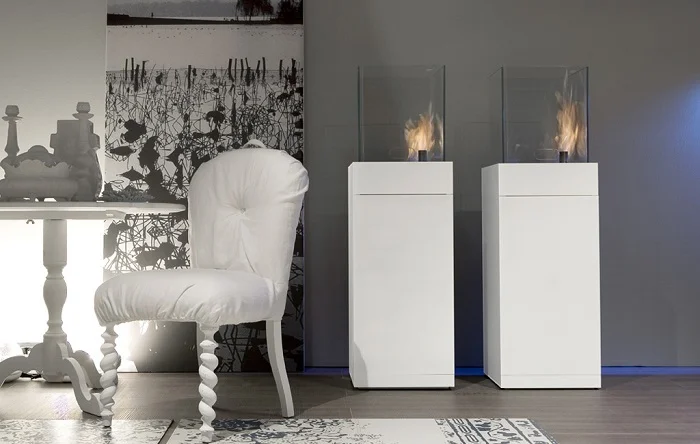Antonio Lupi Babele Bioethanol Fireplace BABELE131+LAFLACA