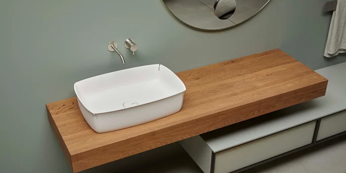 Antonio Lupi Bloom Rectangular Countertop Sink BLOOM