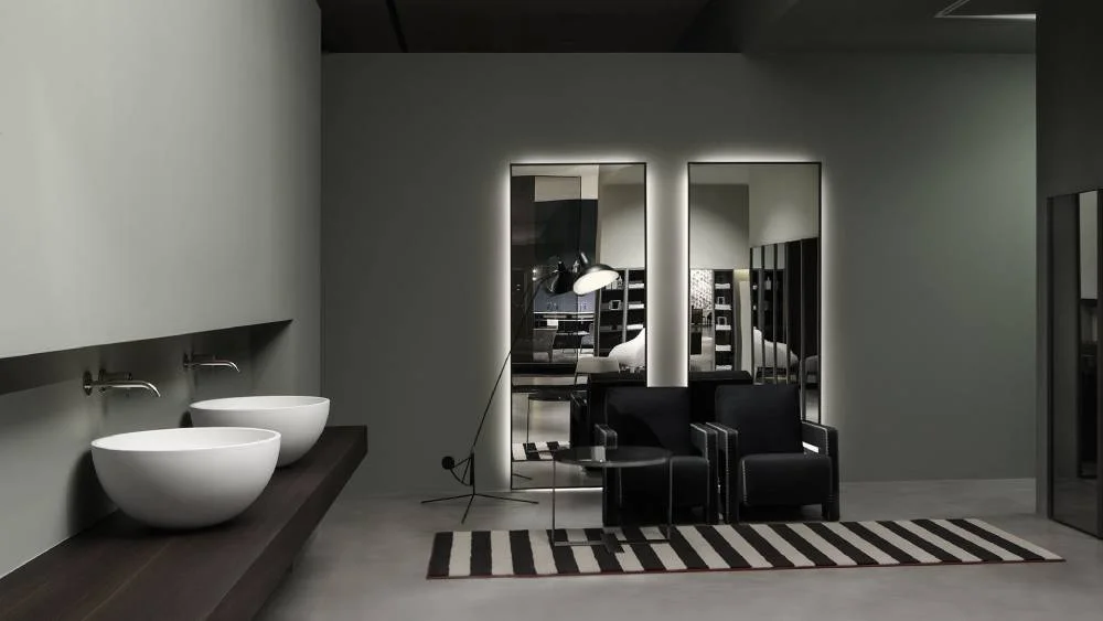 Antonio Lupi Bespoke Mirror with LED Lights BSK210W54