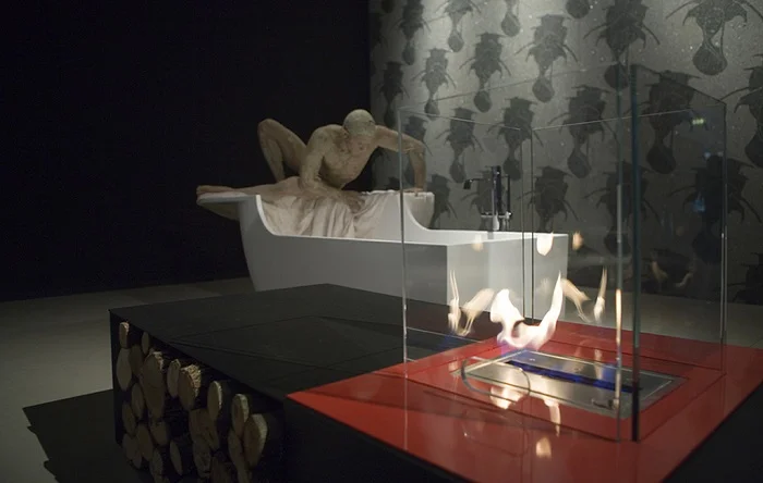 Antonio Lupi Drago Fireplace Table DRAGO+LAFLACA