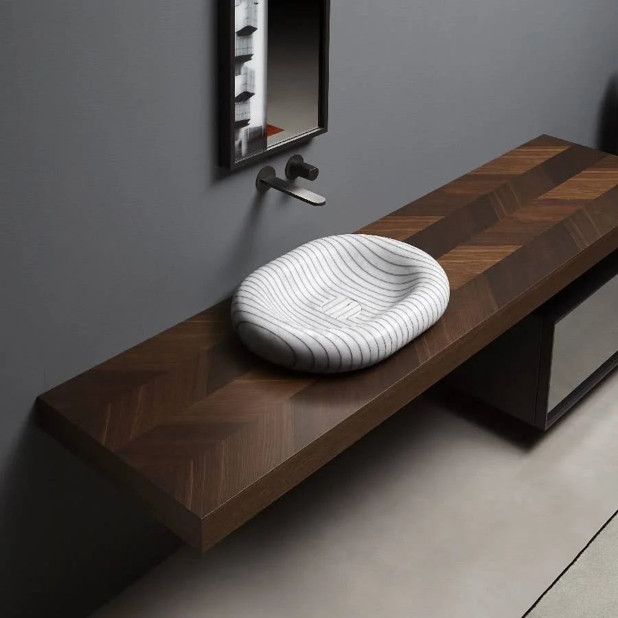 Antonio Lupi Gessati Countertop Stone Sink GESSATI60