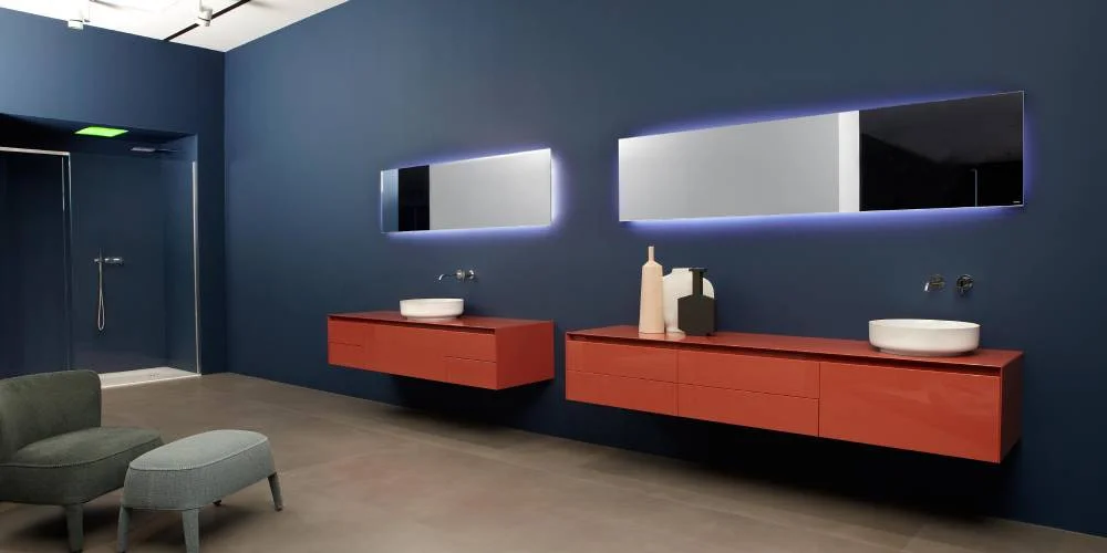 Antonio Lupi Neutroled Spiegel mit polierter Kante NEUTRO1144W45