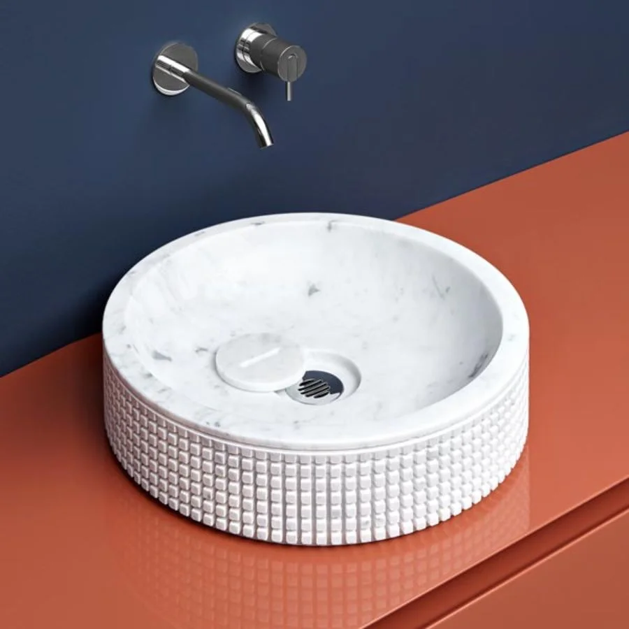 Antonio Lupi Pixel Countertop Stone Sink PIXEL45