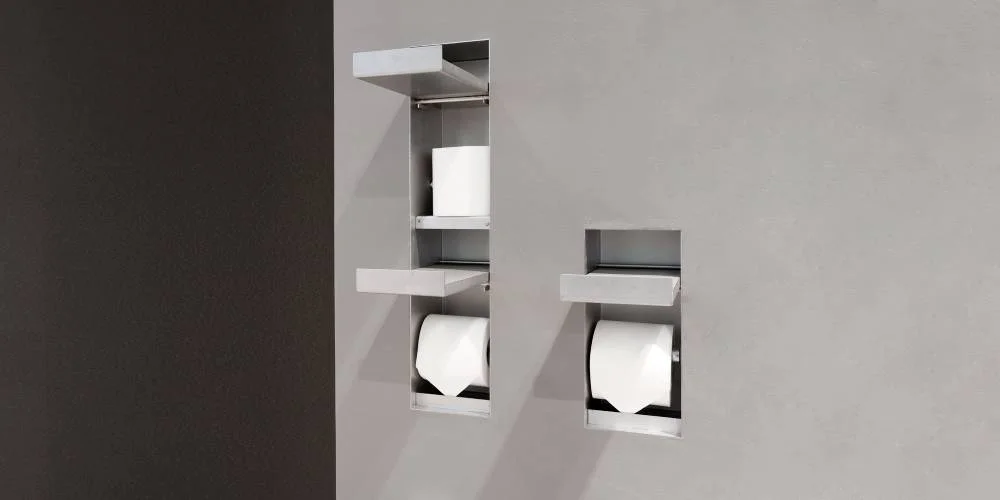 Antonio Lupi Sesamo Built-In Toilet Paper Holder SESAMO4