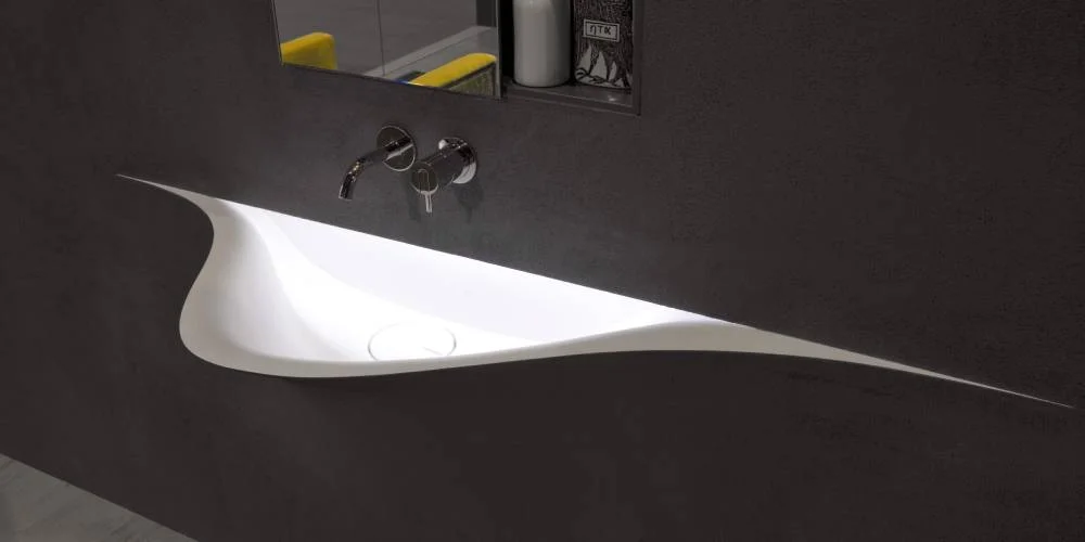 Antonio Lupi Silenzio Built-In Wall Sink SILENZIO