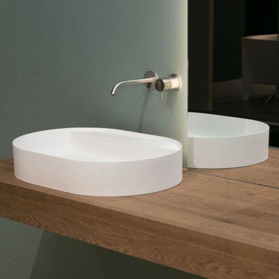 Antonio Lupi Simplo Oval Countertop Sink SIMPLOVALE