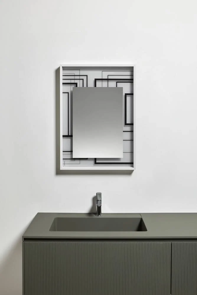 Antonio Lupi Collage Weißer Spiegel WHITE308