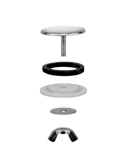 Blanco – Záslepka otvoru batérie, priemer 48 mm, nerezová