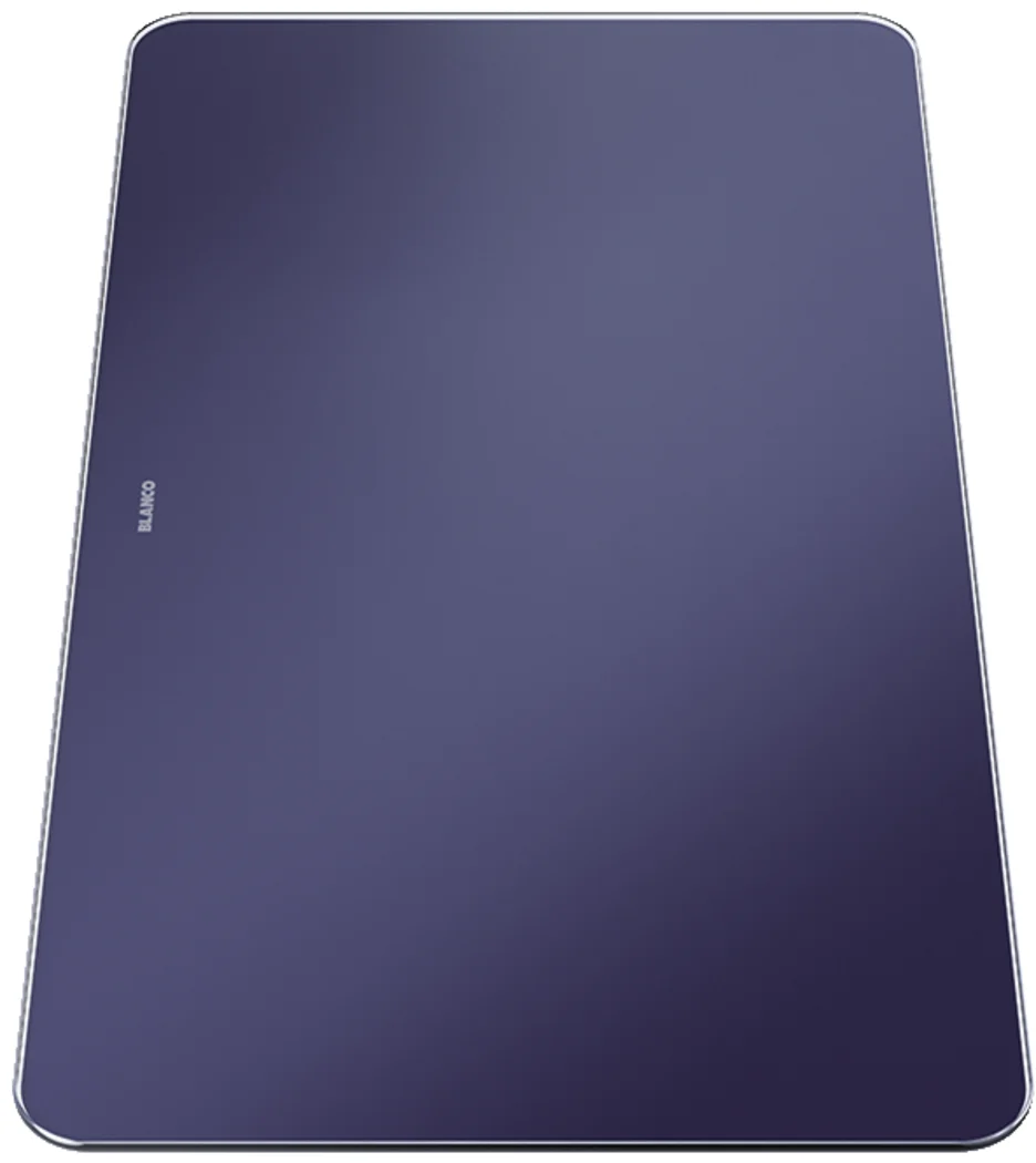 Blanco – Doska na krájanie, 495x280 mm, sklo/modrá