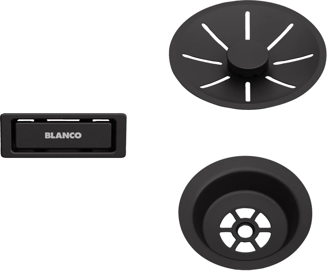 Blanco – Odtoková súprava InFino, čierna mat (239975)