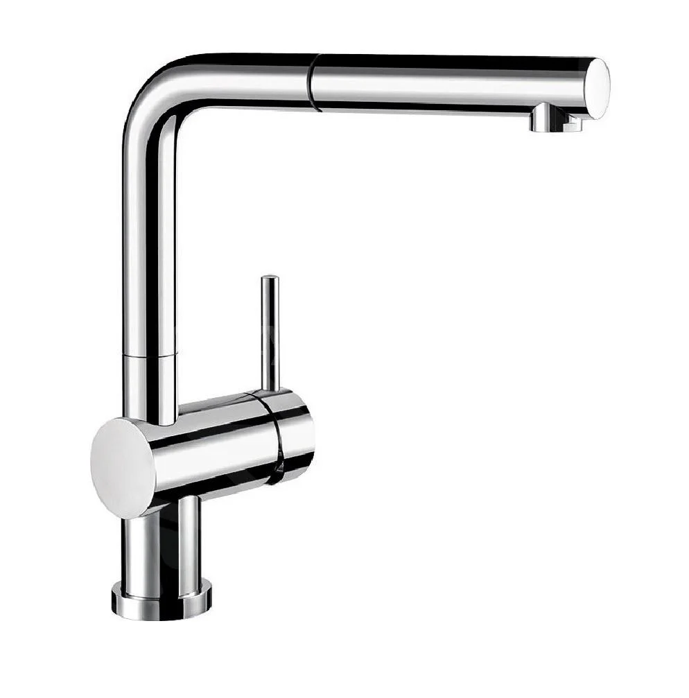 Blanco Linus-S Sink Faucet with Pull-Out Spray, Chrome