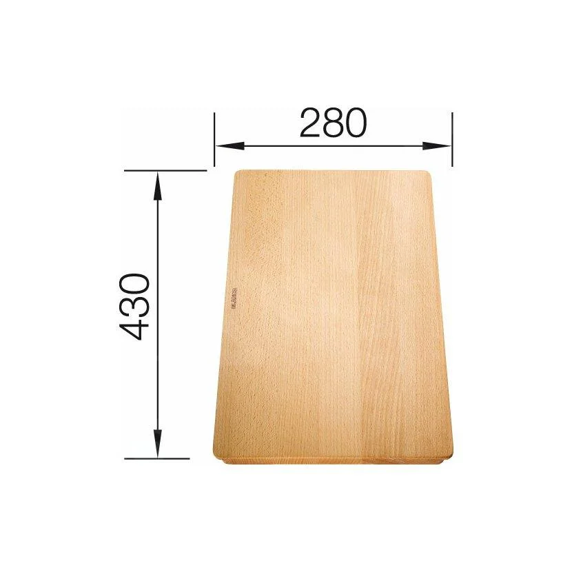 Blanco – Doska na krájanie Subline, 280x430 mm, buk