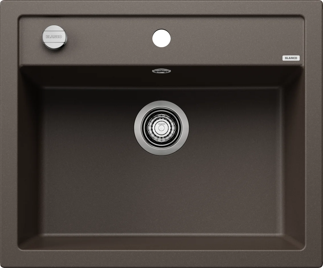 Blanco Dalago 6 Kitchen Sink – Silgranit Sink, 61.5 × 51 cm, Coffee