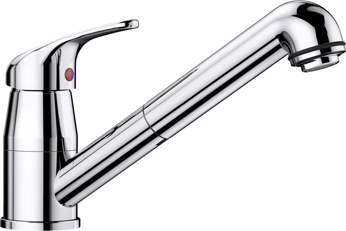 Blanco Daras - S Kitchen Faucet with Pull-Out Spray, Chrome