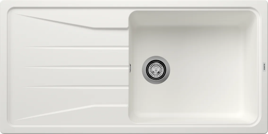Konyhai mosogató Blanco Sona XL 6 S – silgranit mosogató, 100 × 50 cm, fehér