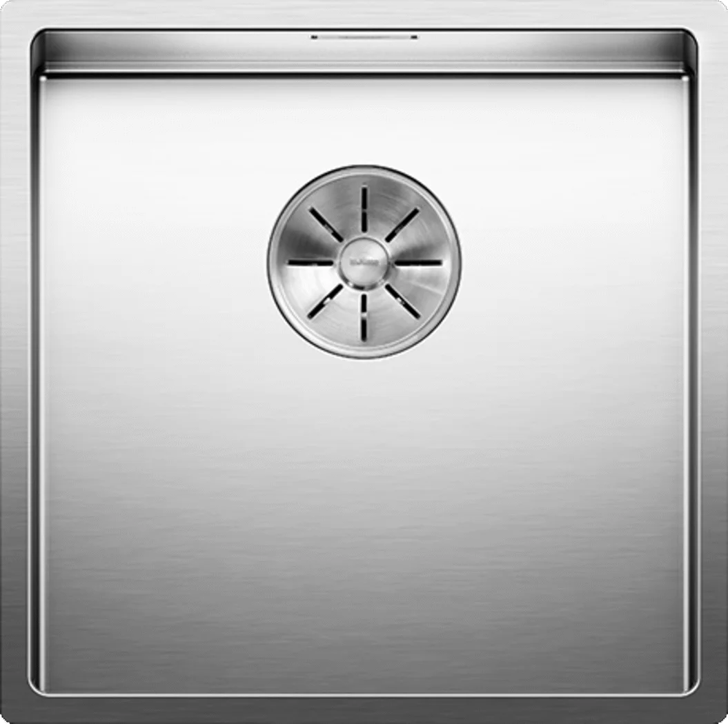 Kitchen Sink Blanco Claron 400-IF – stainless steel sink, 44 × 44 cm, satin finish stainless steel