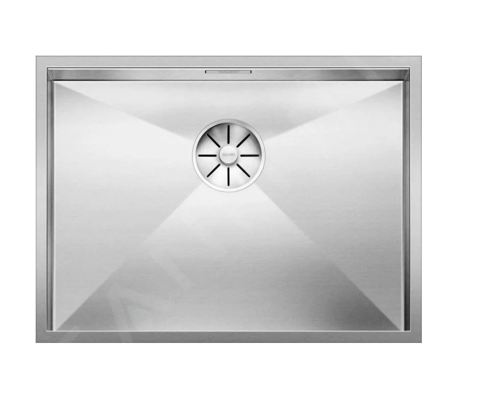 Kuchynský drez Blanco Zerox 550-U – nerezový drez, 59 × 44 cm, nerez hodvábny lesk