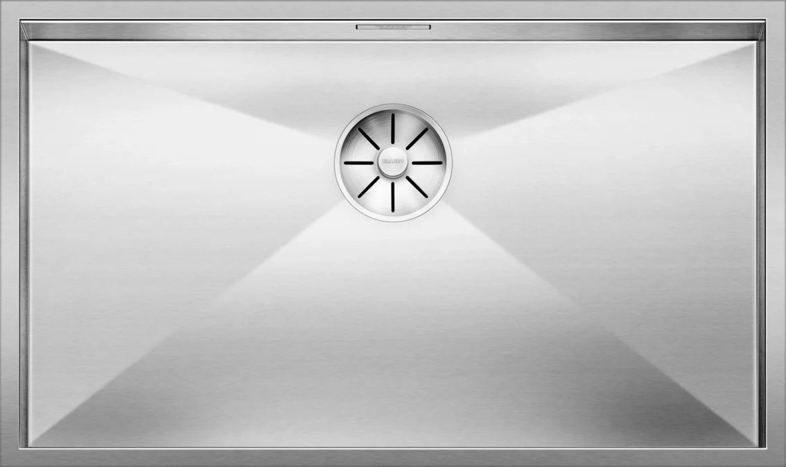 Kuchynský drez Blanco Zerox 700-U – nerezový drez, 74 × 44 cm, nerez hodvábny lesk