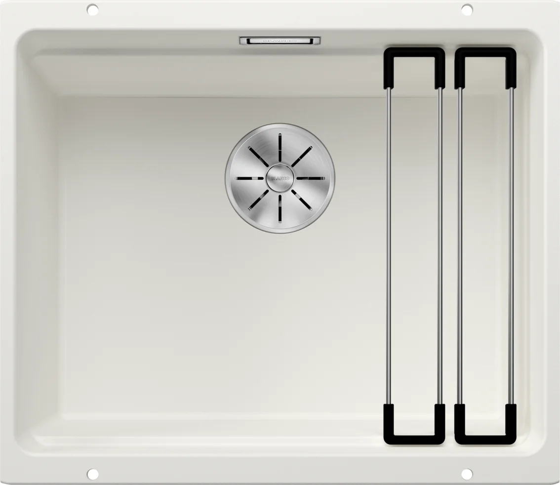 Küchenspüle Blanco Etagon 500-U – Silgranitspüle, 53 × 46 cm, weiß