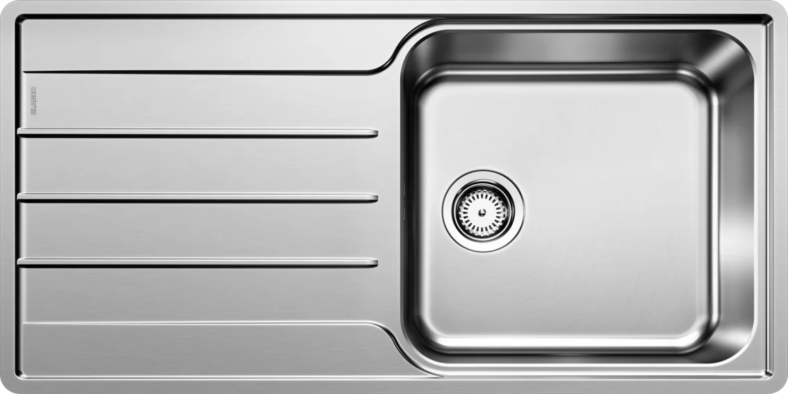 Kitchen Sink Blanco Lemis XL 6S-IF – stainless steel sink, 100 × 50 cm, polished stainless steel (523034)