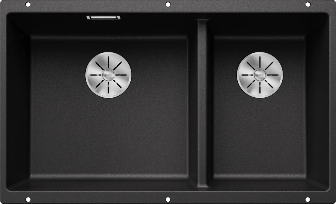 Kitchen Sink Blanco Subline 430/270-U – Silgranit Sink, 75.5 × 46 cm, Anthracite