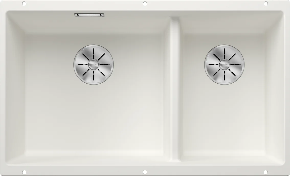 Kitchen Sink Blanco Subline 430/270-U – Silgranit Sink, 75.5 × 46 cm, White