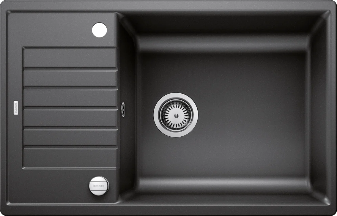 Blanco Zia XL 6 S Compact Kitchen Sink – Silgranit Sink, 78 × 50 cm, with Excenter, Anthracite