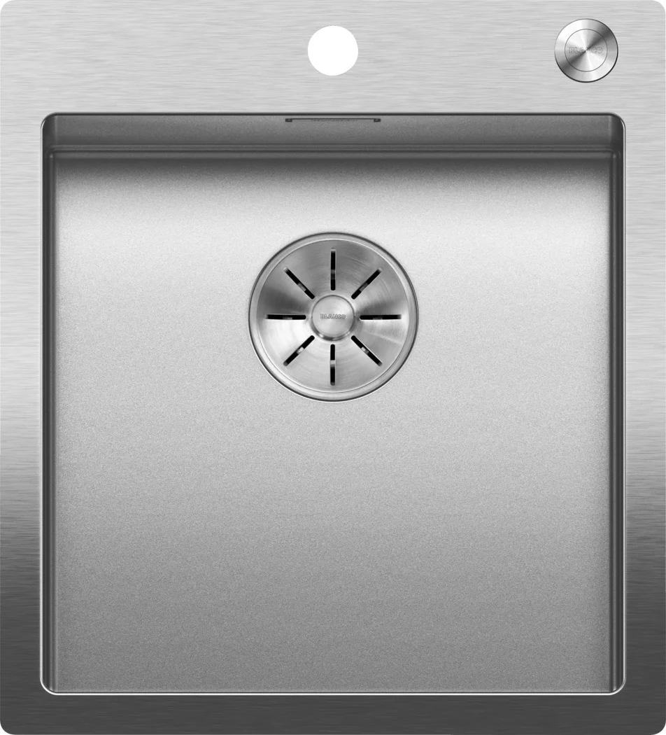 Kuchynský drez Blanco Claron 400-IF/A Durinox – nerezový drez, 51 × 46 cm, nerez durinox