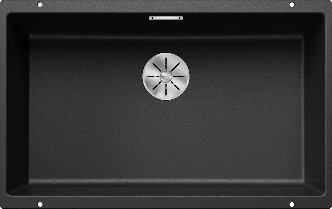 Küchenspüle Blanco Subline 700-U – Silgranit-Spüle, 73 × 46 cm, Anthrazit
