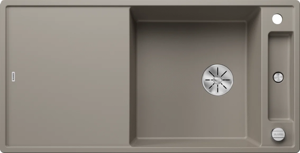 Kuchynský drez Blanco Axia III XL 6 S – silgranitový drez, 100 × 51 cm, s príslušenstvom: drevená krájacia doska, tartufo