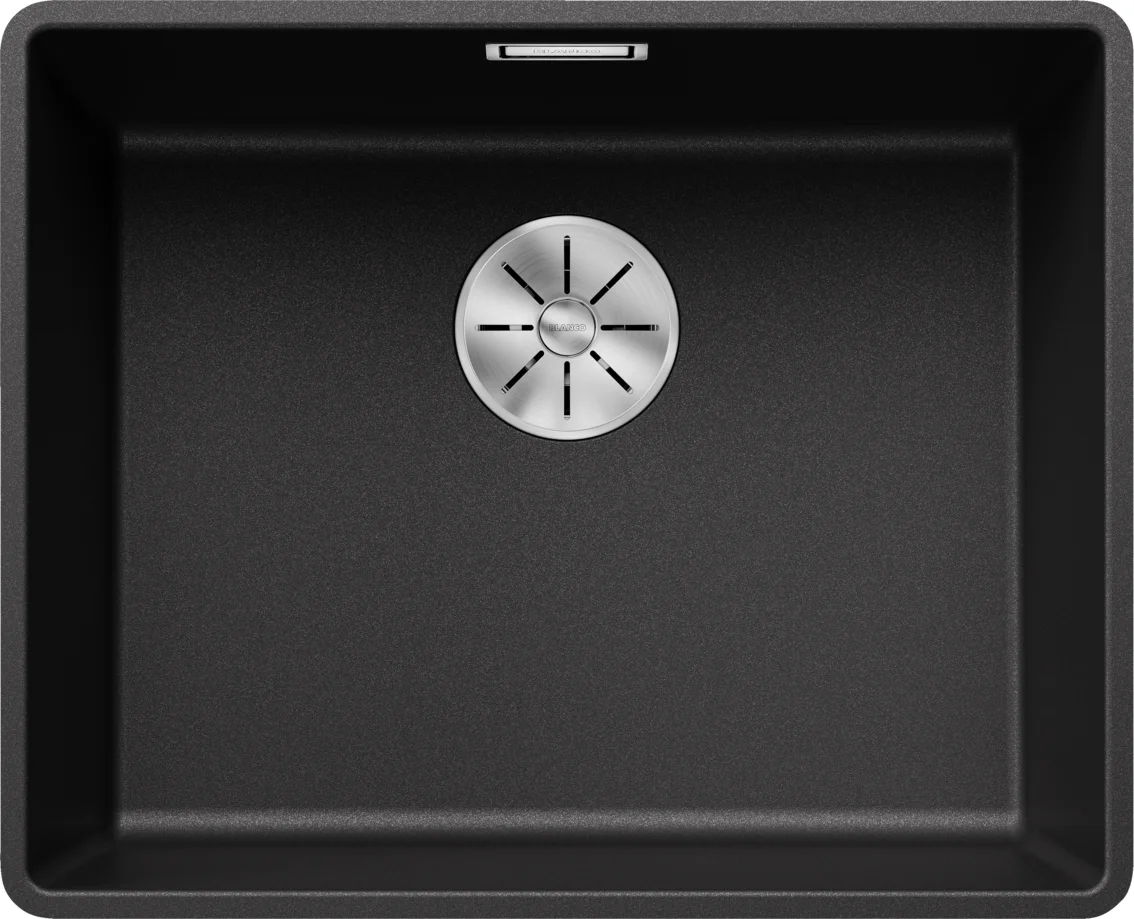 Blanco Subline 500-F Kitchen Sink – Silgranit Sink, 52.7 × 42.7 cm, Anthracite