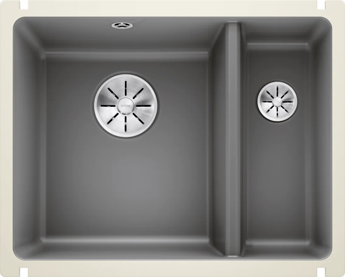 Kitchen Sink Blanco Subline 350/150-U – Ceramic Sink, Basalt