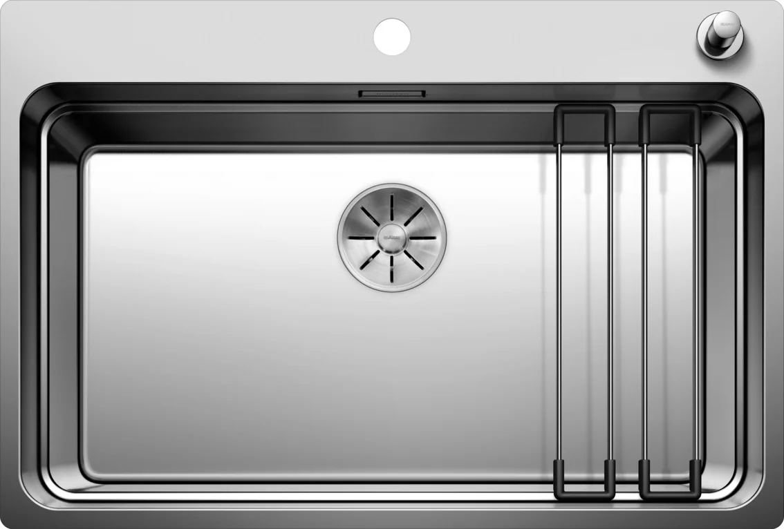 Kitchen Sink Blanco Etagon 700-IF/A – stainless steel sink, 74 × 50 cm, stainless silk gloss