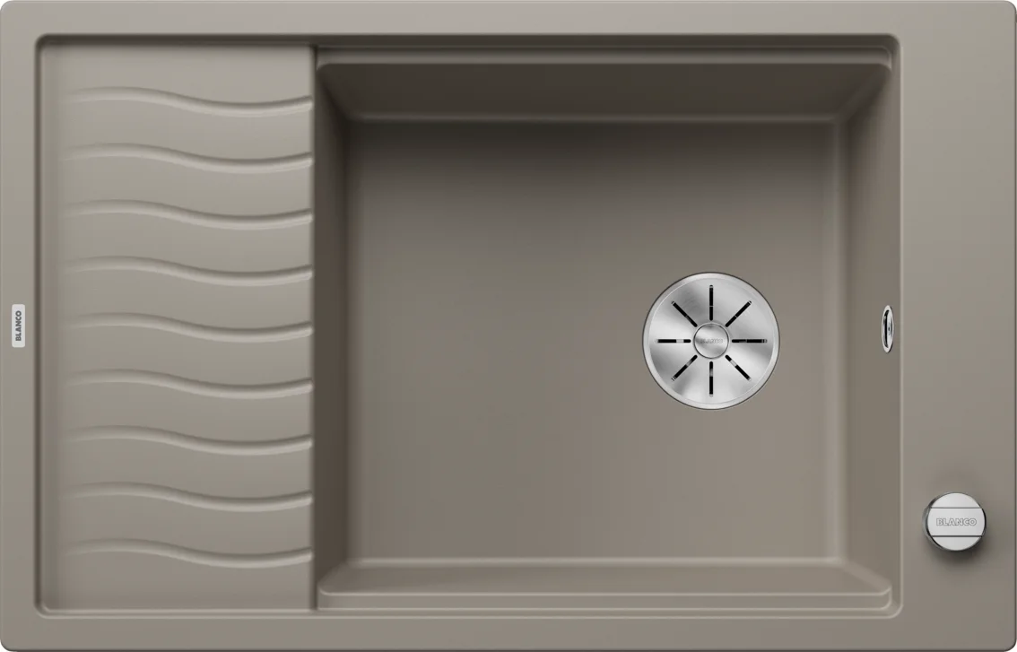 Kitchen Sink Blanco Elon XL 6 S – Silgranit Sink, 78 × 50 cm, with Excenter, Tartufo