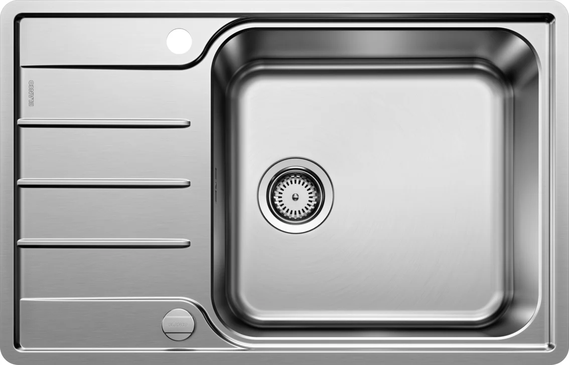 Kuchynský drez Blanco Lemis XL 6S-IF Compact – nerezový drez, 78 × 50 cm, leštený nerez