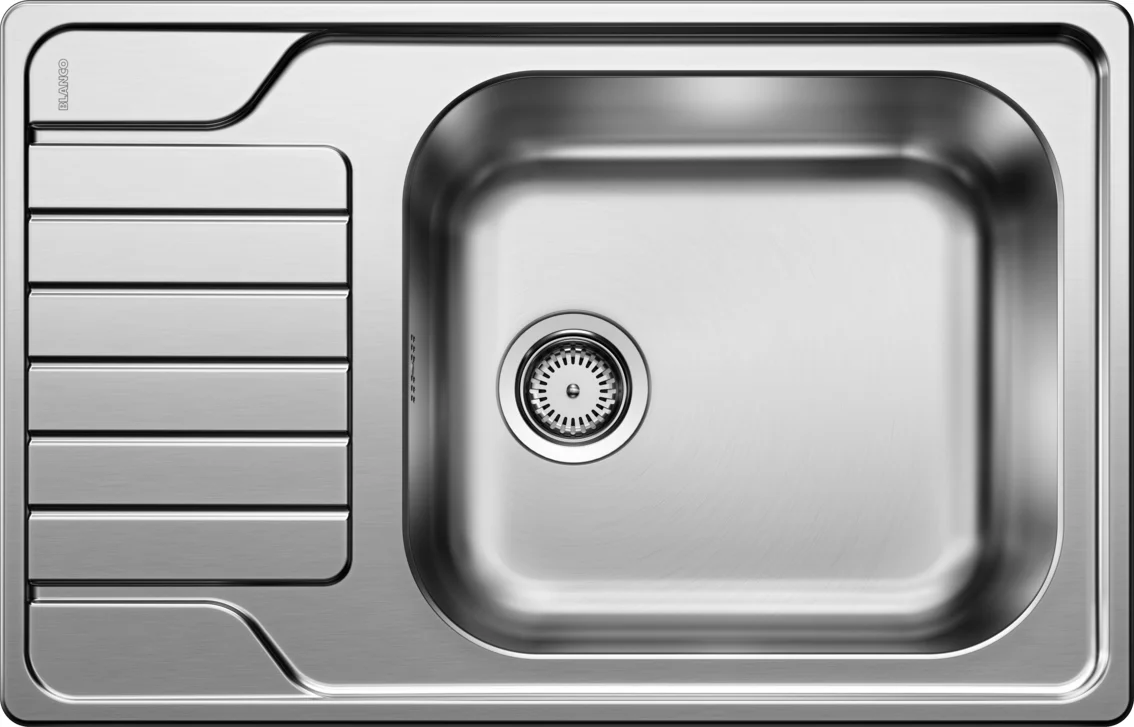 Kitchen Sink Blanco Dinas XL 6 S Compact – stainless steel sink, 78 × 50 cm, polished stainless steel