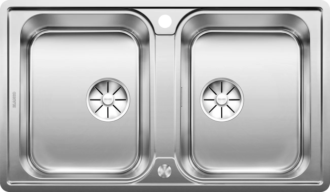 Küchenspüle Blanco Classimo 8-IF – Edelstahlspüle, 86 × 50 cm, polierter Edelstahl