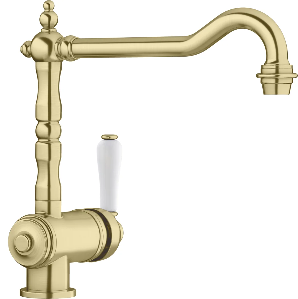 Dřezová baterie Blanco Tradon, satin gold