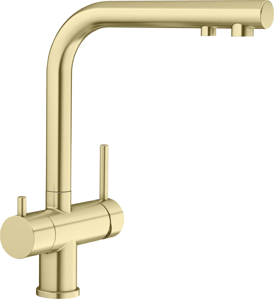 Blanco Fontas II Kitchen Faucet with Water Filtration, Satin Gold