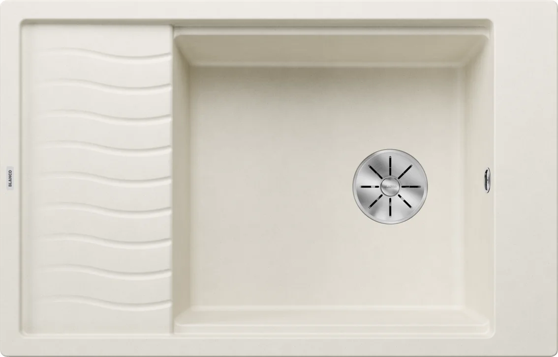 Kuchynský drez Blanco Elon XL 6 S – silgranitový drez, 78 × 50 cm, bez excentra, biela soft