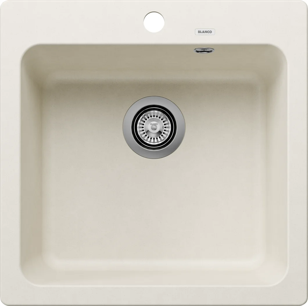 Kuchynský drez Blanco Naya 5 – silgranitový drez, 51,5 × 51 cm, biela soft