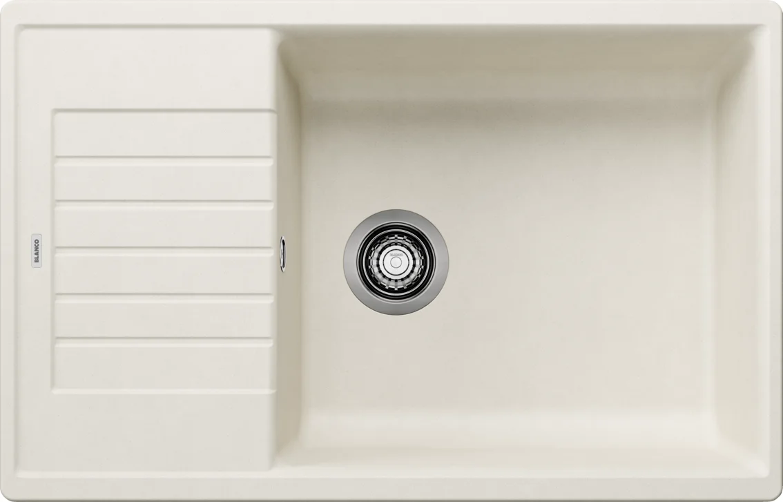 Kitchen Sink Blanco Zia XL 6 S Compact – Silgranit Sink, 78 × 50 cm, without Excenter, Soft White