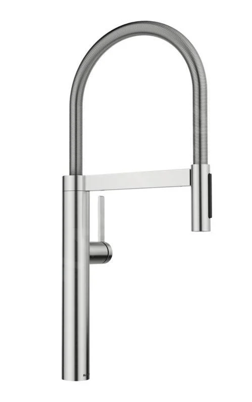 Blanco Culina-S II Kitchen Faucet with Flexible Arm, PVD Steel