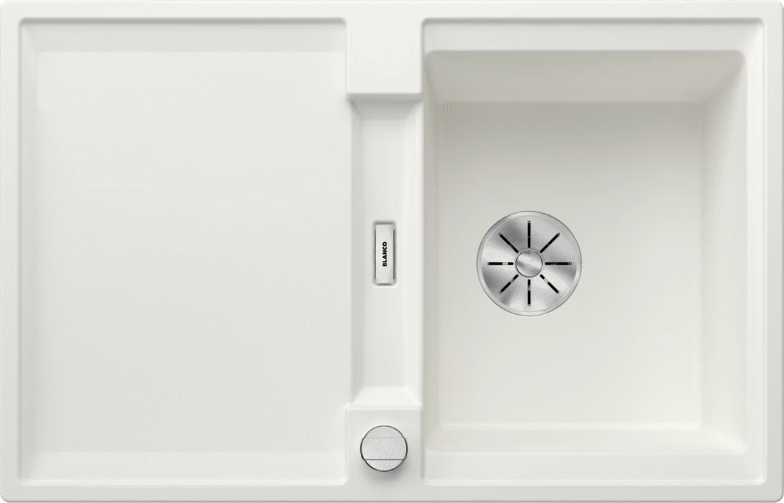 Kuchynský drez Blanco Adira 45 S – silgranitový drez, 78 × 50 cm, biela