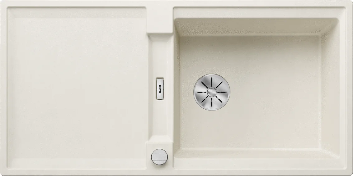 Blanco Adira XL 6 S Kitchen Sink – Silgranit Sink, 100 × 50 cm, Soft White