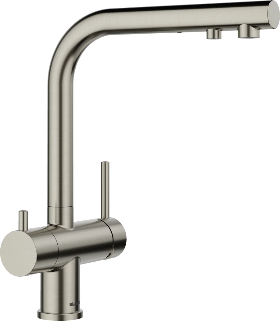 Drezová batéria Blanco Fontas II s filtráciou vody, satin platinum