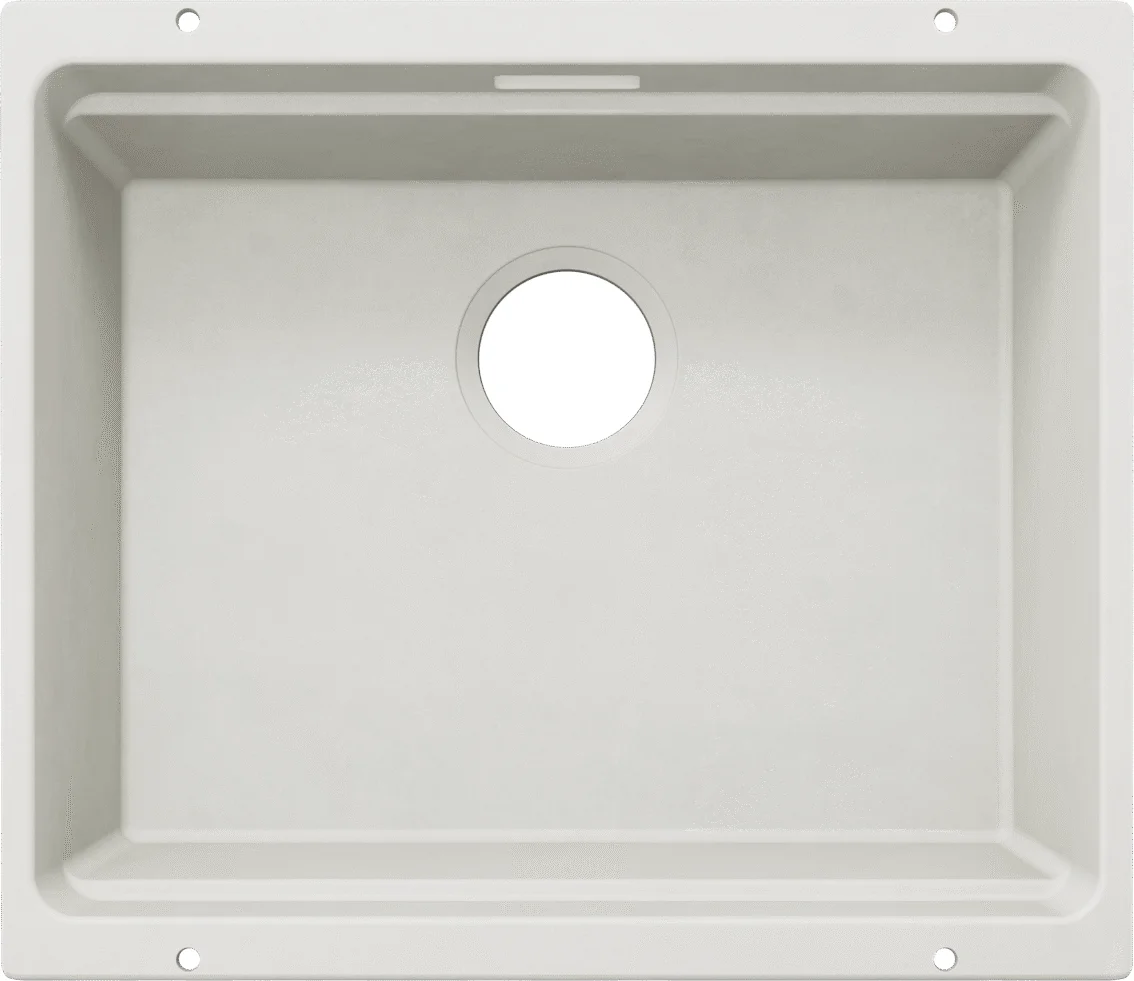 Konyhai mosogató Blanco Etagon 500-U CU – silgranit mosogató, 53 × 46 cm, fehér soft